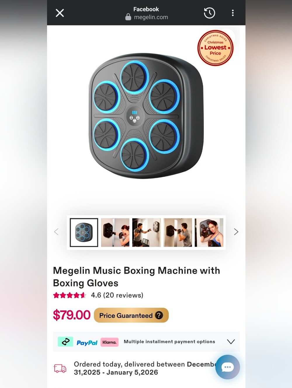 Megelin Music Boxing Machine - Picture 3 of 4